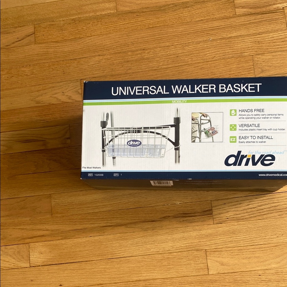 Drive Universal Walker Basket NIB!